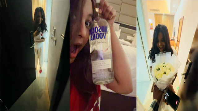Horny Drinking Faria – Bathing Fucking Mms Part 3
