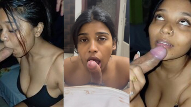 Viral Desi Maal Cum Facial After BJ Watch Now