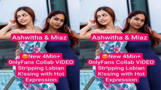 Ashwitha Miaz Collab – Lesbian Pussy Rub MMS