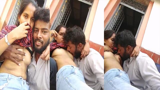 Indian Girl Boobs Sucking Outdoor Viral Video