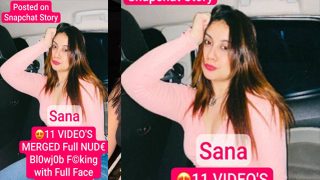 Influencer Sana – Sloppy Blowjob Doggy Fuck Viral