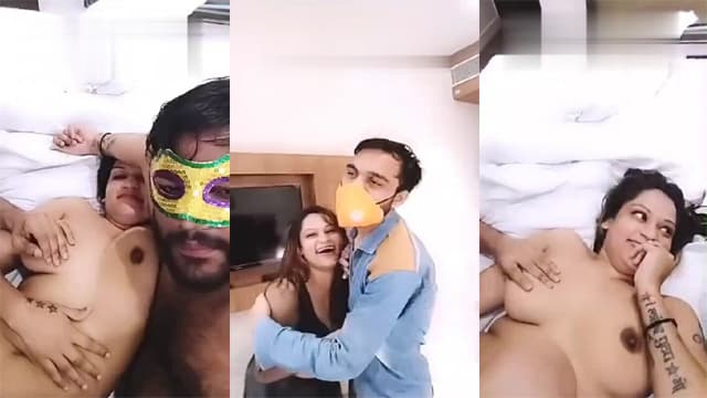 Threesome Desi Bhabhi – Hotel Room Pound Exposed