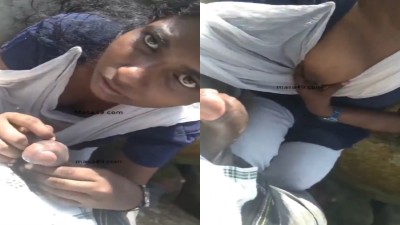 Keralathu College Student Sucks Dick Outside HD