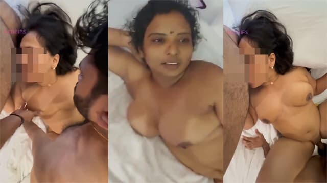 Bangalore Aunty Threesome Painful Fucking HD
