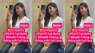 Niharika Aka Nikki Most Hard Blowjob Riding MMS