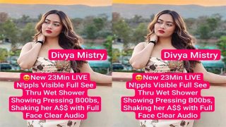 Horny Divya Mistry New Wet Shower First Time