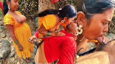 Tamil Bhabhi Giving Blowjob – Her Lover In The Forest Online