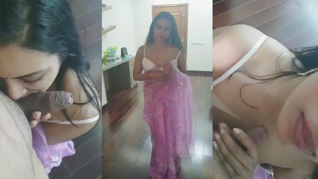 Hot Randi Saree Bhabhi Nude Blowjob Full Leak MMS