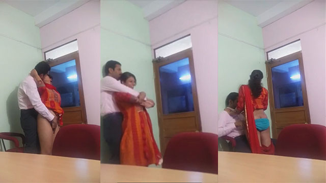 Indian Teacher – College Girl Office Sex