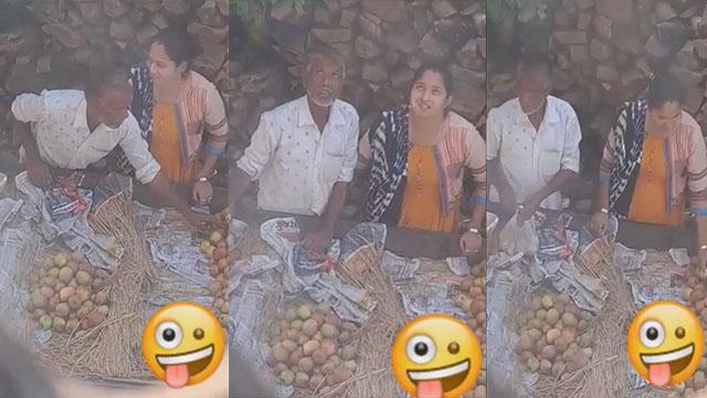Horny Aunty Outdoor Handjob In Public Area Video