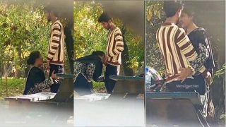 Cute Lovers Outdoor Blowjob Secret Recording Viral Video