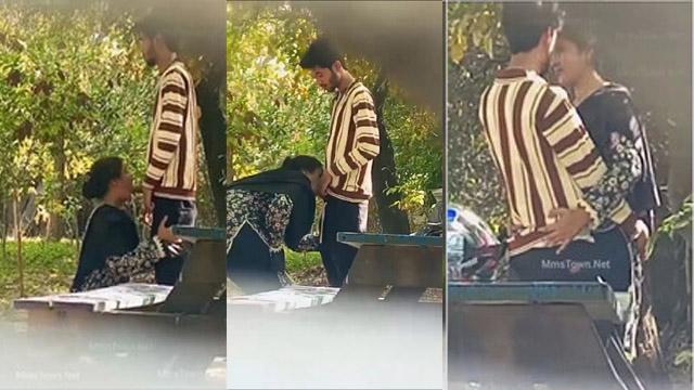 Cute Lovers Outdoor Blowjob Secret Recording Viral Video