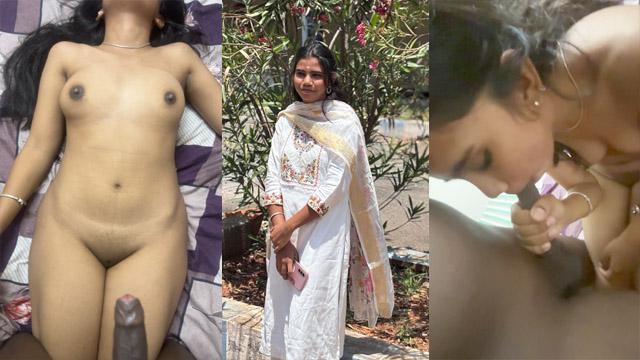 Desi Mallu Slim GF First Time Blowjob Sex MMS