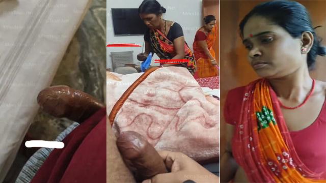 House Owner Masturbating Watching Infront Of Maid