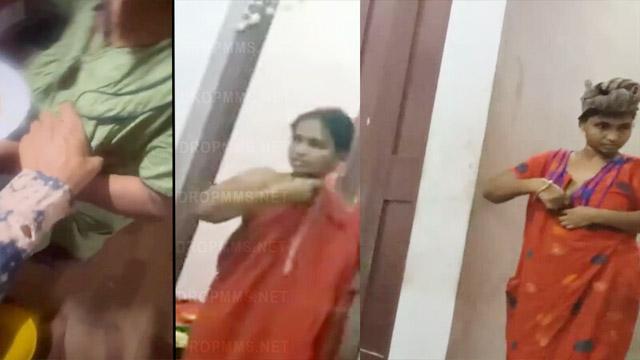 Nasty Mallu Aunty Boobs Pressed Spy Video Leaked MMS